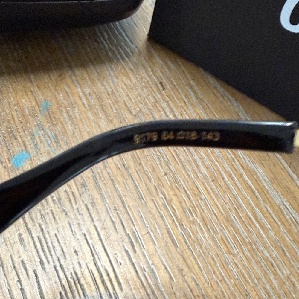 CHANEL Rimless Square Sunglasses in Black and Gold-Tone - Picture 7 of 7
